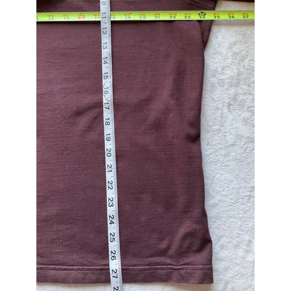 Columbia Mens Sz.XL 1/4 Zip Sweatshirt Dark Red Omni wick Cotton bld - Picture 3 of 9